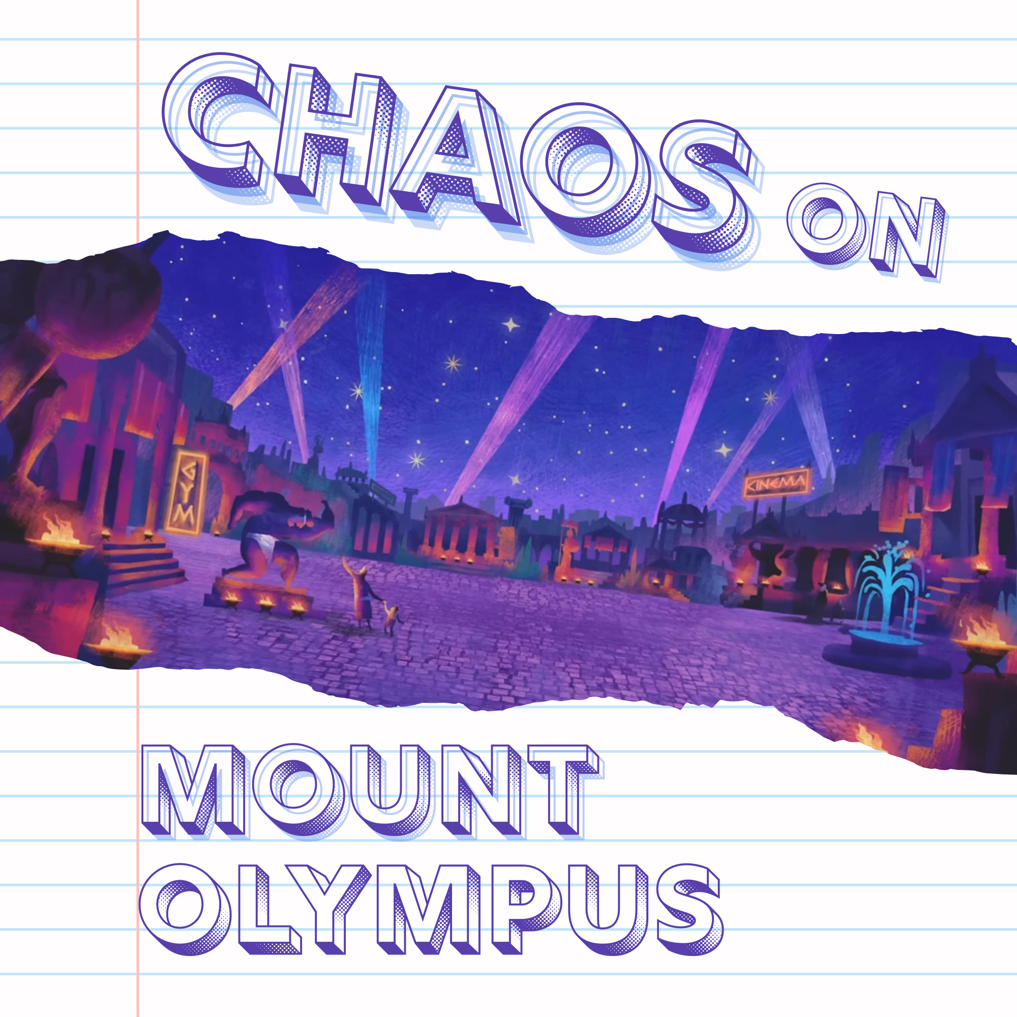 Chaos on Mount Olympus Show Poster